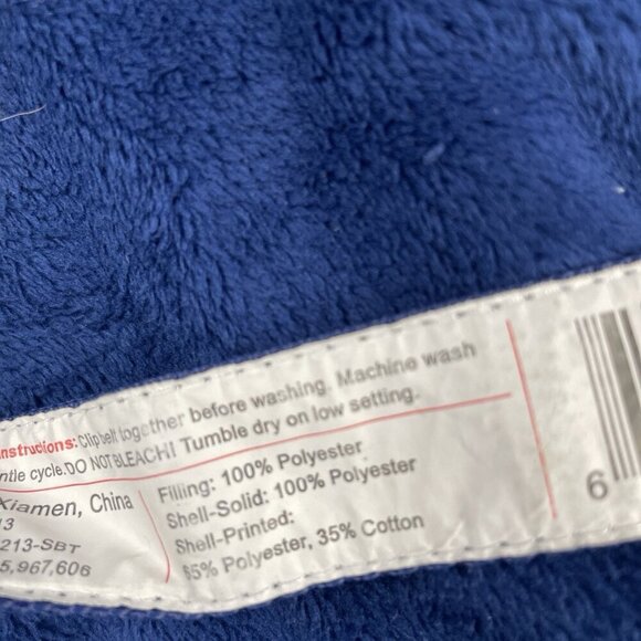 Floppy Seat Ultra Plush Shopping Cart Highchair Cover With Bag Blue - Picture 6 of 7